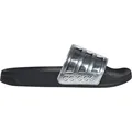 adidas Adilette Shower Slides core black-silver met.-silver met. (A0QM) 10