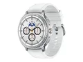 Samsung Galaxy Watch8 Classic - 46 mm - intelligente Uhr mit Hybridband - Hybrid-Eco-Leder - Bandgröße: S/M/L - Anzeige 3.4 cm (1.34")
