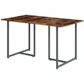 Vicco Esstisch, Wildeiche, Grau, Holzwerkstoff, Rechteckig, 140x75x80 cm, Esszimmer, Tische, Esstische