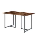 Vicco Esstisch Merido, Eiche rustikal/Grau, 140 x 80 cm, für 4 Personen geeignet, Pflegeleichte Oberfläche