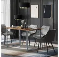 Vicco Esstisch Merido, Eiche rustikal/Grau, 140 x 80 cm (1-St)