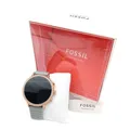 Fossil Damen Digital Smart Watch Armbanduhr Touchscreen Leder Armband Musik FTW6