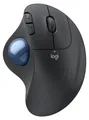 Logitech Ergo Series ERGO M575S - Trackball - ergonomisch - optisch - 5 Tasten - kabellos - Bluetooth, 2.4 GHz - Logitech Logi Bolt USB-Receiver - Graphite