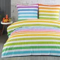 Buymax Bettwäsche Rainbow, bunt, Renforcé, 2 Kissenbezüge 80x80 cm und ein Bettbezug 200x220 cm