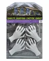 Horror-Shop Dekoobjekt Halloween Friedhof Set mit Grabsteinen & Zombie Hä