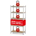 EASYmaxx Schwerlastregal Werkbank 180x90x40cm 875kg Tragkraft Kellerregal