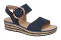 Gabor 84.550 Damen Sandalette - Riemchen Sandalen blau Elegant NEU