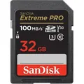 SanDisk Extreme PRO 32GB SDHC Speicherkarte, 100MB/s & 90MB/s Lese/Schreibgeschwindigkeit, UHS-I, Class 10, U3, V3