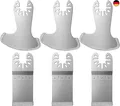 Oszillierende Multitool Sägeblätter 6er Pack Diamant Multifunktionswerkzeug Klin