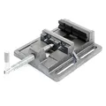Wiltec Maschinenschraubstock 75 mm Backenbreite, Schraubstock aus Gusseisen für Werkstatt, Bohrmaschinenschraubstock als Spannwerkzeug
