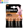 4x Duracell Plus AA LR6 Alkaline Batterien 1,5V MN1500 Mignon