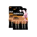 2x Duracell Plus AA Mignon 1,5V Alkaline Batterien MN1500 LR06 4er Blister