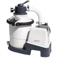 Intex 26642 – Sandfilterpumpe Krystal Clear mit RCD, Wasserdurchfluss 3500 l/h, Systemdurchfluss 2000 l/h, Kunststoff, Weiß