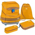 finkid BUDDY CLASSIC 4tlg. Schulranzenset - golden yellow/cinnamon Koffer24