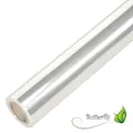 100m x70cm Klarsichtfolie transparent unbedruckt klar Blumenfolie Geschenk Folie