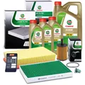 CASTROL FILTERS INSPEKTIONSPAKET FÜR VW MULTIVAN TRANSPORTER T5 BUS 1.9 2.5 TDI