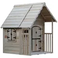 Home Deluxe Spielhaus, Natur, Holz, 120x140x130 cm, Outdoor Spielzeug, Spielhäuser