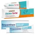 Bepanthen Wund und Heilsalbe & Diclox forte Set 1 Sparset
