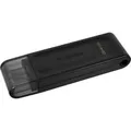 DataTraveler 70 64 GB, USB-Stick schwarz, USB-C 3.2 (5 Gbit/s)