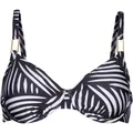 Lascana Bügel-Top Bikini Oberteil Damen in anthracite-c, Größe 38 / C