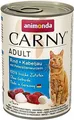 Animonda Cat Dose Carny Adult Rind & Kabeljau & Petersil. 6 x 400g (9,96€/kg)