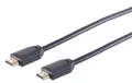 Ultra HDMI Kabel, 10K (120Hz), 4K (240Hz), 3D (1080p), PVC, schwarz - Länge: 0,5m