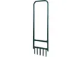 RAMROXX Rasenlüfter Hand-Rasenlüfter / Bodenbelüfter – Metall, Grün 91 × 30 × 3 cm STABIL