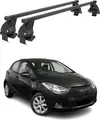 Menabo Dachträger Grundtäger für Mazda 2 2007-2014 50kg Stahl Schwarz 2 tlg