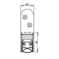 Athmer Türdichtung Schall-Ex® Ultra WS 1-290 2-s.L.958mm Alu.silberf.HLT