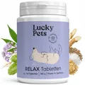 Lucky Pets Beruhigungstabletten für Hunde 150g – Mit L-Tryptophan, Baldrian & Hanfsaat - Bei Stress