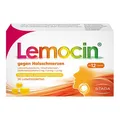 Lemocin gegen Halsschmerzen Honig- und Zitronengeschmack Lutschtabletten 24 St