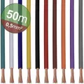 Quadrios - 22cw004 Litzensortiment 1 X 0.5 Mm2 Weiß, Blau, Braun, Orange, Grün, Gelb, Grau, Violett,