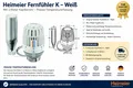 HEIMEIER Thermostatkopf K Fernfühler 2m Kapillarrohr weiß M30x1,5 6002-00.500