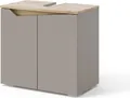 Waschbeckenunterschrank Vicco Marelle Greige 60 x 57.5 cm mit 2 Türen, Model 47655