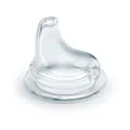 NUK First Choice Soft-Trinktülle aus Silikon, Kombinierbar mit allen NUK First Choice Flaschen, 1 Packung = 2 x Ersatz-Trinktülle, ab 6 Monate 10.256.442