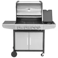 Justus BBQ Gasgrill "Ares 4 SU",silber,