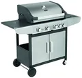 Justus 1306 04 Ares 4 SU Gasgrill, Edelstahl, 133 x 57 x 112 cm
