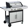 JUSTUS Gasgrill mit Seitenbrenner Ares 4 SU Edelstahl Grill 4+1 BBQ Grillwagen