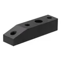 AMF Spanneisen 6316V mit Stützschraube gekröpft Nut 22 mm