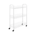 Metaltex Slim Allzweckwagen, plastifiziert 341403 014 , Maße: 56 x 23 x 84 cm, 3 Etagen