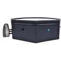 JUNG Octopus Spa Whirlpool Ø 193 cm, 5 Personen, Stabile Struktur, 1000L, beheizter Indoor & Outdoor Pool, Energieeffizient, Halbstarre Struktur