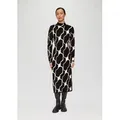 s.Oliver Midikleid Kleid Strick-Kleid mit Stehkragen schwarz XS (34)