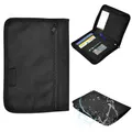 VGECEE Fahrzeugmappe Dokumentenmappe A5 Auto Handschuhfach Organizer Mappe mit Mehreren Fächern Bordmappe Auto A5 Car Document Holder Multifunktionale Brieftasche für Karte Registrierung Autozubehör
