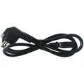 AC-Ladekabel schwarz, 1,5 Meter, für Powerstation DELTA / RIVER