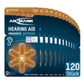ANSMANN Hörgerätebatterien Typ 312 braun, 120 Stück, Vorratspack, Zink Luft 1,4V, German Quality Check, Hörgeräte & Hörhilfen