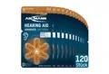 ANSMANN AG Hörgerätebatterien Typ 312 braun, 120 Stück, Zink Luft 1,4V Knopfzelle