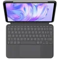 Logitech Combo Touch - Tastatur und Foliohülle - mit Trackpad - hinterleuchtet - Apple Smart connector - QWERTZ - Deutsc