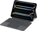 Logitech Combo Touch Keyboard Case für 11" iPad Pro (M4), Schwarz Tablet-Tastatur mit Bookcover