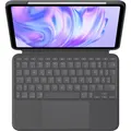 Logitech Combo Touch Tastatur und Foliohülle mit Trackpad grafit