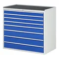 Rau Schubladenschrank m. Anti-Rutsch-Matte 8 Schubl.-XXL 4x90 1x120 3x150mm